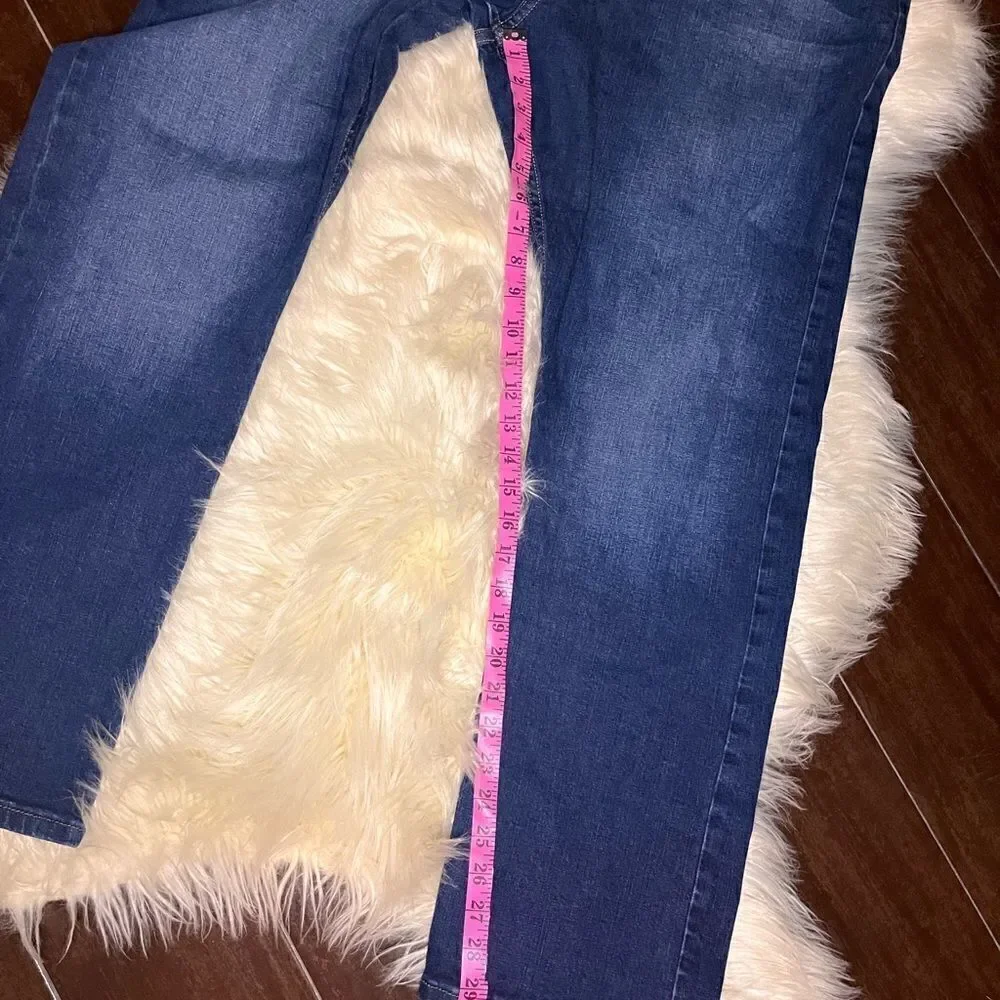 Wrangler slim straight blue denim sz 42X30